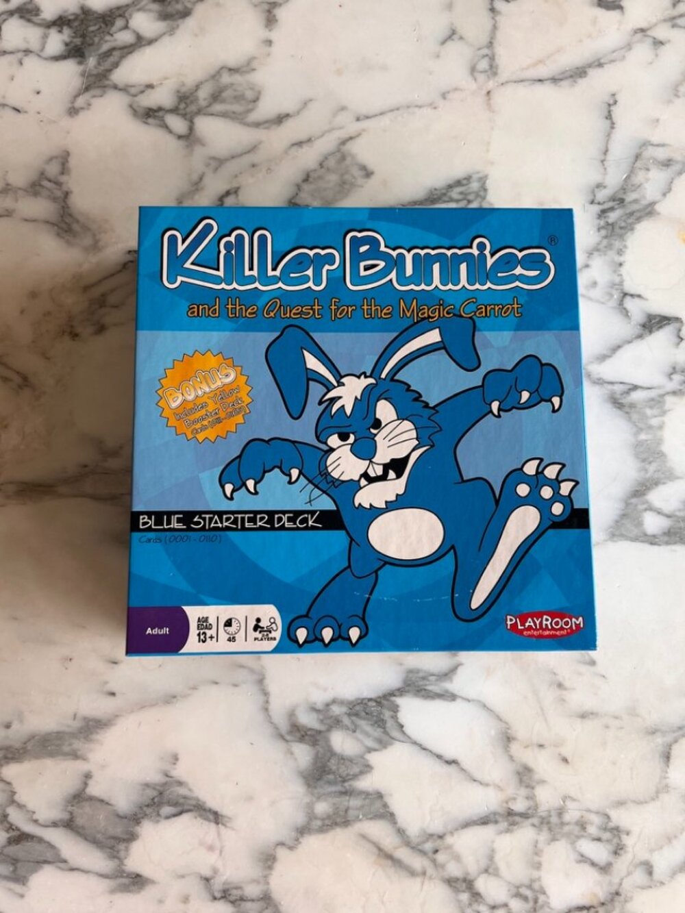 Killer Bunnies and the Quest for the Magic Carrot – Blue Starter Deck Board Game